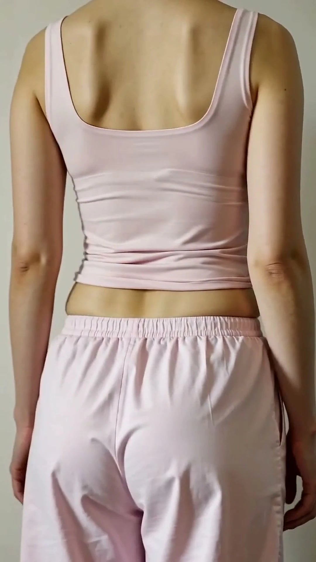 AI model, illustrative MoonPulse, back view.